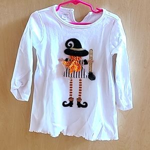 Embroidered Halloween Top